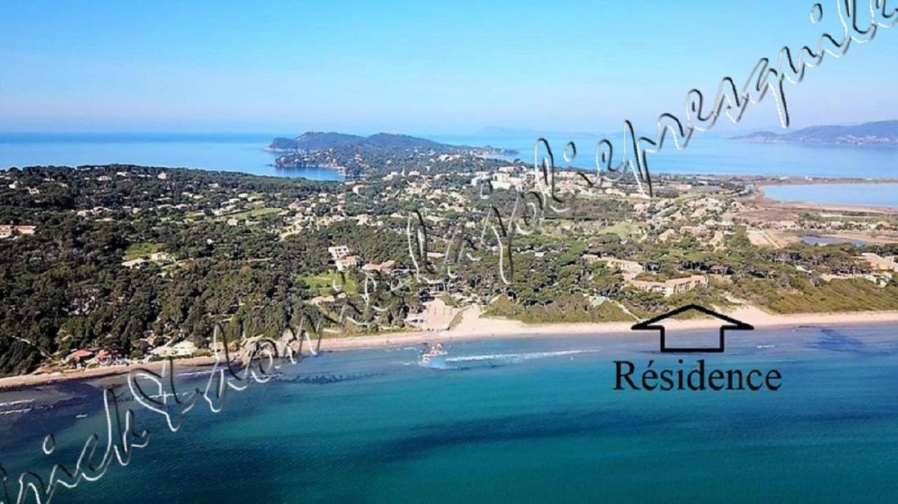 Magnifique Parc De La Presqu'Ile Avec Piscine Et Plage Face A Porquerolles ! Hyeres Ngoại thất bức ảnh