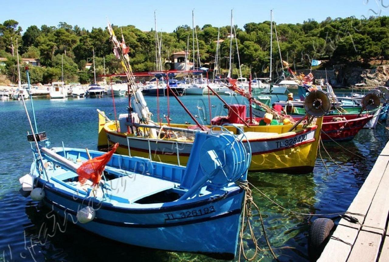 Magnifique Parc De La Presqu'Ile Avec Piscine Et Plage Face A Porquerolles ! Hyeres Ngoại thất bức ảnh