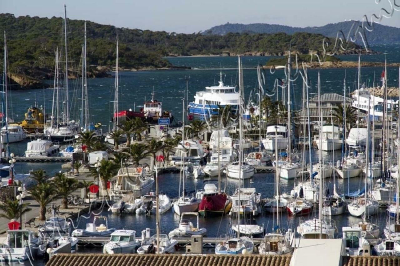 Magnifique Parc De La Presqu'Ile Avec Piscine Et Plage Face A Porquerolles ! Hyeres Ngoại thất bức ảnh